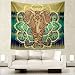 Produktbild Boho Wanddecke, psychedelischer Elefant, Baum des Lebens, Blumenmuster, Mandala, geeignet als Picknickdecke, Bettüberwurf/ Vorhang/ Dekoration/ Tischdecke/ Strandtuch/ Yoga-Matte, C, L