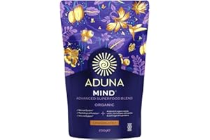 Aduna Advanced Superfood Mind Blend | 100% Organic Powder for Smoothies/Shakes & Yoghurt | 250g Resealable and Recyclable Pack