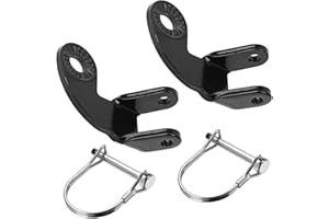 Kingsea 12.2MM Steel Hitch for Burley Bike Trailers Replacement Trailer Attachment Connector to Pets Stroller (135-Degree Coupler)-2PCS