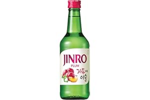 ‎JINRO JINRO Soju, Flavoured Jinro Plum, Koreanisches alkoholisches Getränk mit Pflaumengeschmack, 13% vol, 1 x 350ml