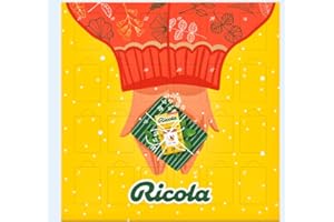 Ricola-calendrier de l'Avent-24 boîtes de 15 gr de bonbons aux plantes différentes variétés à découvrir-