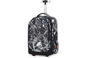 ANSIEDIO Plecak na kółkach dla dzieci, torby na kółkach dla dzieci szkoła podróż laptop książki wielofunkcyjny plecak na kółkach bagaż, Plecak dziecięcy