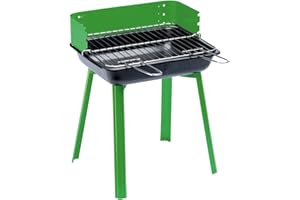 Grillchef 11525 - Portago Acero Verde Barbacoa de carbón 35 x 44.50 x 28 cm
