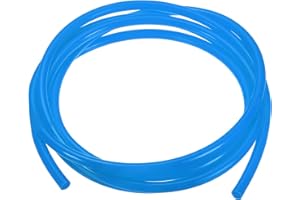 PATIKIL Tubo PE 1/4" ID x 3/8" OD (6.5 mm x 10 mm), 10 piedi (3 metri), tubo flessibile per acqua in polietilene per sistemi di osmosi inversa e filtri per acqua, blu