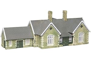 TT120 Hornby TT9002 Settle & Carlisle Dent Station Model Railway TT Gauge Building, Model Train Accessories for Adding Scenery, Dioramas, Woodland, Buildings and More, Diorama Making Kit - 1/120 Scale