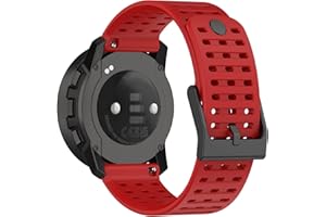 Chofit Pasek do zegarka Suunto 9 Peak Pro, Vertical, miękki silikonowy, sportowy, zamiennik, z otworem powietrznym