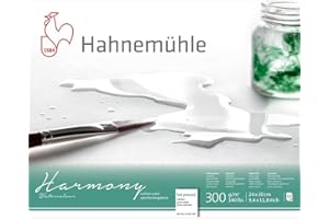 HAHNEMÜHLE Hahnemuhle Harmony Watercolour Block, 12 unidades, 24 x 30 cm, Hot Press