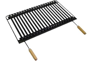 Imex El Zorro 71716 - Parrilla esmaltada, 41 x 62 x 2.7 cm, Color Negro