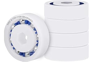 XiKe 4 Pack - Polaris Vac-Sweep 360 380 340 and 3900 Sport Wheel Bearings, Part Number 9-100-1108 or 91001108. Polaris ATV Pool Cleaner Wheel Plastic Ball Bearings.
