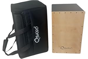 Cajón Qbano flamenco con funda acolchada