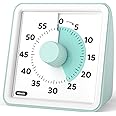LIORQUE Visual Timer for Kids, 60 Minute Visual Countdown Timer for Classroom Teaching Cooking, Kids Time Management Tools with Silent Operation