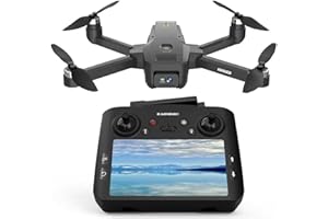 KARUISRC 4.5 HD Screen Remote GPS Drone with EIS 4K Camera for Adults Beginners,Al Track&Orbit Mode,Professional Drone Auto Return Home Follow Me Long Range,Gesture Gravity Control,32GB SD Card,Modular Battery