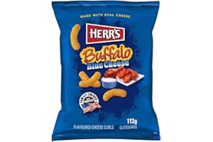 Herr's - Käseflips Buffalo und Blauschimmelkäse - 12 X 113 GR - Multipack