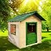 Produktbild BRAST Spielhaus für Kinder "Adventure" B106 x T111 x H132cm Kinderspielhaus Kinder-Haus Garten-Haus Baum-Haus Holz-Haus