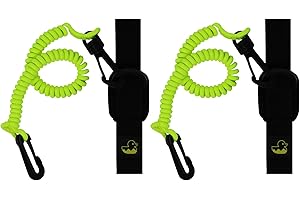 Survival Duck 1.8m Kayak Paddle Leash - Safety Accessories Holder, Tether for Paddle & Fishing Rod - Kayaking & Canoe