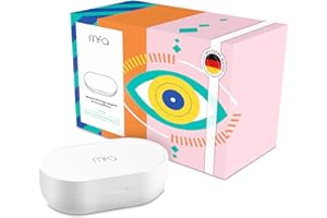 mfa | Pulitore ultrasuoni per lenti a contatto | Soluzione unica con caricatore USB | Pulisci contatti da viaggio e casa | Portatile, mini eye contact lenses cleaner con specchio cosmetico