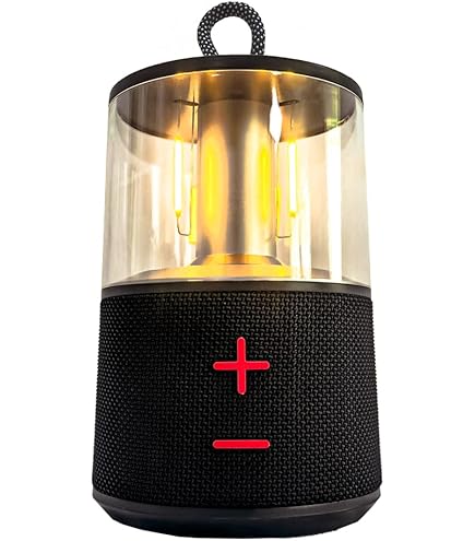 UNIVERSUM BT 300, altoparlante Bluetooth da esterno con lampada e power bank, 20 W, scheda SD, AUX-IN, batteria da 10000 mAh, lanterna da campeggio con altoparlante Bluetooth, LED dimmerabile, 2300