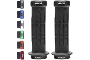 ‎AREA1 Area1 universal Motorrad Motorroller Lenkergriffe schwarz 2 Stück 22/24mm für z.B. Duke SMC/R MT07/09/125 Z900/650/500/125 YZF CMX CB500 Hornet SV650 GSXS/R GSF TPH NRG Speedfight Jetforce Runner