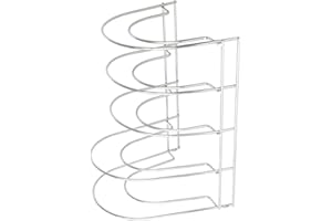ORYX Soporte Vertical 5 Niveles Para Sartenes, Tapaderas, Acero Cromado