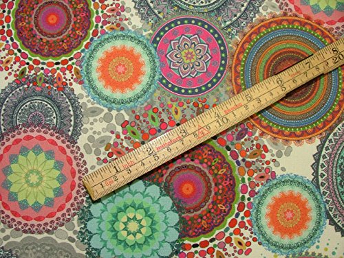 „Mini Prints“ 100% Baumwolle Stoff – Multi Verwendung Vorhang Jalousie Quilting Craft – Kaleidoskop – Meterware - 4