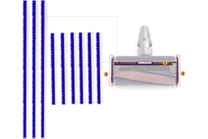 KiimSin 8 Piezas de Tiras de Felpa Suave Pieza de Repuesto para Dyson V6 V7 V8 V10 V11 aspiradora Scooter Suave hogar aspiradora Piezas de reparación Cepillo