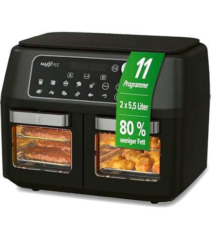 Elektrische Fritteuse Professionell, 12 L Catering Doppel-Fritteuse Aus Edelstahl, Doppelter Tank Fritteuse Maschine 2500 W + 2500 W, Für Restaurants, Cafés, Imbissstuben
