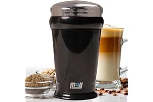 M4Y Electric Coffee Grinder, Bean, Nut & Spice Grinder, Powerful 150 Watt Motor with Large 70g Capacity, Compact Design Coffee Bean for Home Kitchen, One Touch Operation Includes Cleaning Brush