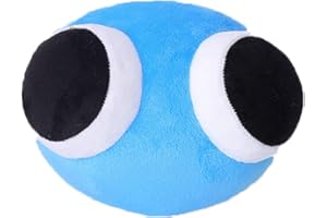 LYOVEU Rainbow Friends Chapter 2 Lookies,Rainbow Friends Chapter 2 plüsch,Cyan Rainbow Friends Plüschtiere,Rainbow Soft Stuffed Animal Doll, Home Decor Pillow Doll for Boys Girls