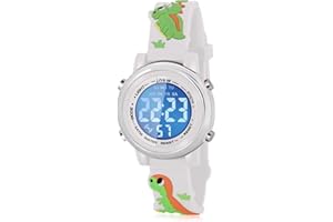 SUPZOE Dinosaur Kids Watch - Waterproof Watch for Boys & Girls Ages 3-9 - Toys for Kids 4-7 - Birthday & Stocking Stuffers
