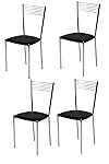 Tommychairs - Set 4 sedie Moderne e di Design Elegance per Cucina Bar salotti e Sala da Pranzo, con Robusta Struttura in...