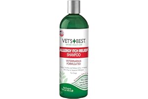 Vet's Best Champú para Perros de Alivio de la Picazón de Alergia | Limpia y Alivia el malestar causado por Las alergias estacionales, 470ml