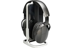 Retekess TA007 Kabellose Kopfhörer für TV, Funkkopfhörer mit TV-Sender-Ladestation, 2,4G Sender-Ladestation, Keine Audioverzögerung, 60 m Arbeitsabstand,Drahtlose Verbindung,für Senioren