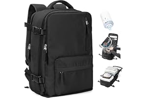 SZLX Sac cabine sous vide, 40 x 30 x 20 cm, étanche, avec compartiments pour chaussures et ordinateur portable de 14’’, bagage à main sous siège, répond aux normes de compagnies telles que Ryanair