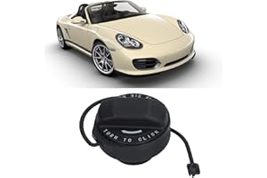 OUKENS Bouchon de réservoir pour Porsche 911 couvercle de réservoir de carburant avec clip de sangle pour Porsche 986 987 996 997 Boxster 1997-2012, bouchon de remplissage Pertrol Cayman 2006-2012 9962012410