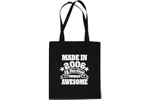 Print4U Shopping Tote Bag For Life Born In 2006 18th Birthday