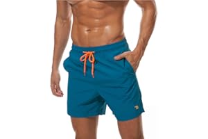 donhobo Men's Swim Trunks Board Shorts Beach Pants Swimming Waterproof Quick Dry Surfing Boardshorts