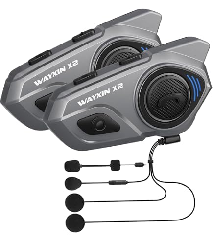 XGP X10 Motorcycle Intercom Mesh 3.0, Bluetooth Helmet Headset for
