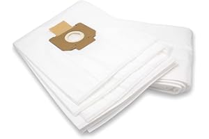 vhbw 10x bolsa compatible con Nilfisk Attix IVB 7X - ATEX TYPE 22 aspiradora - vellón micro, 94 cm x 35 cm blanco