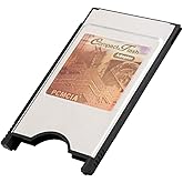 ciciglow Adaptateur de Carte PC CompactFlash, Lecteur de Carte Mémoire PCMCIA Adaptateur Plug and Play de Lecteur de Carte ve