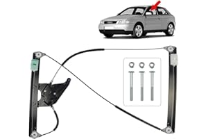 STARKIT PERFORMANCE Elevalunas compatible para Audi A3 (8L) (1996-2003) mecanismo elevalunas delantero izquierdo (conductor) (3 puertas) 8L3837461