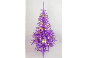 WEICHERS Kunstbaum 150cm Weihnachtsbaum Pink Christbaum Lila künstlicher Tannenbaum Weihnachten Christmas Tree (Lila 150cm)