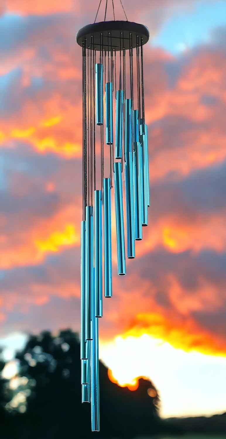 Paradigm Pictures Wind Chimes for Home || Home Decor Items (Blue Color)