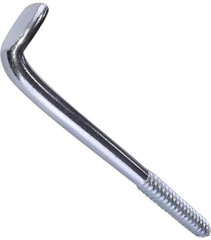 Set 20 Ganci A Vite Per Legno Ø5.8x80 Mm - Forma A L, Impronta Cruciforme, Acciaio Zincato - Foto 11