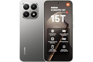 XIAOMI 15T, Smartphone 12+256GB, 6,83" 120Hz augenschonendes Display, MediaTek Dimensity 8400-Ultra, 50MP Leica Summilux Objektiv, 5500mAh, Titan, 2 Jahre Garantie