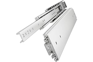 VADANIA Guide per Cassetti per Carichi Pesanti, Binari per Impieghi Gravosi, Montaggio Laterale, Senza Serratura, Serie VA2576, 900mm, Capacità di Carico Fino a 220kg, 1 Paio