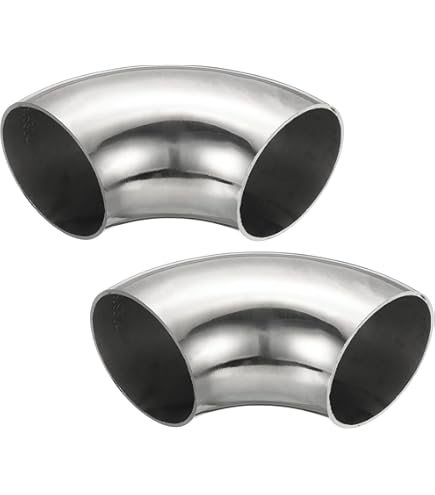 Coude à 45 Degrés Mandriné En Inox 304 - Diamètre 70mm, épaisseur 1,5mm, Pour Tuyauterie échappement, HVAC