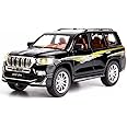 MTG Metro Toys & Gift - Toyota Prado SUV | 1:24 Scale | Big Size Diecast Model Alloy Metal Pull Back Toy car for Kids with Openable Doors & Light, Music Toy Vehicle for Kids 【Colors as Per Stock】