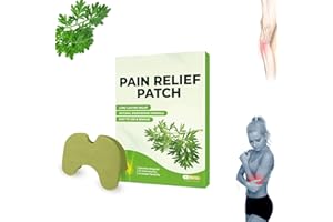QOSNEOUN Wellknee Pain Relief Patch for Knee, Well Knee Pain Relief Patches, Naturana Knee Pain Relief Patches, Warming Herbal Plaster Pain Patches, Wellknee Patches for Pain Relief Extra Strength (10PCS)