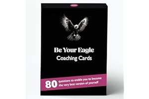 MBM Be Your Eagle 80 Coaching Cards. Known as Flash Cards Emotion Cards & Oracle Cards. Productivity Tool to Boost Productivity Set Goals & Organise for Businessperson. Coach Gifts for Managers/Coaches