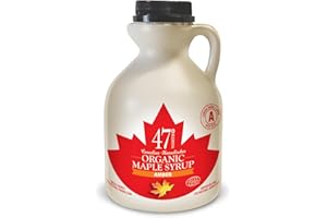 47 North Jarabe de arce orgánico canadiense, Single Source, Grade A, Amber Rich 500ml